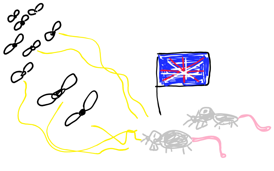 Las ratas británicas son hostigadas por moscas