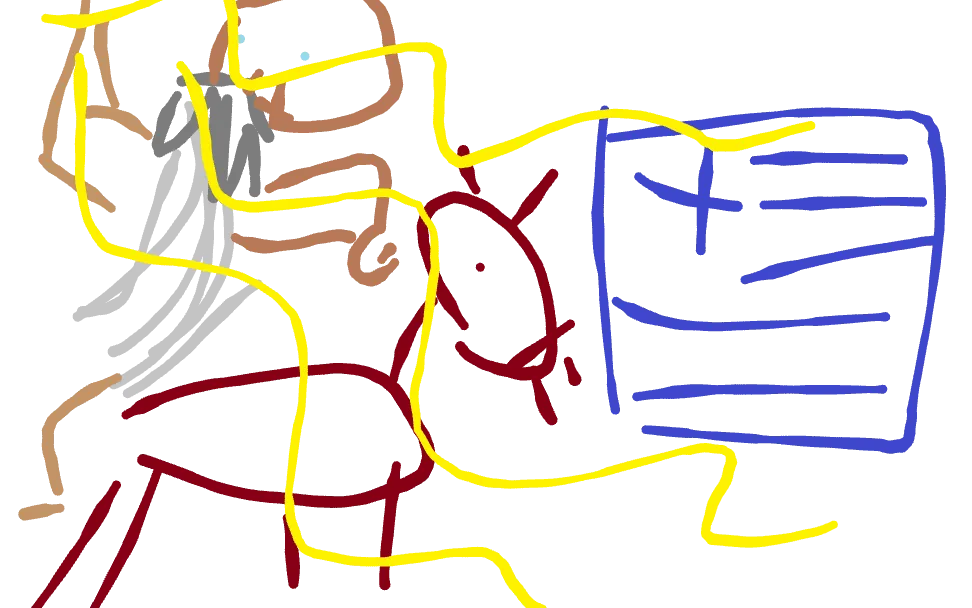 Zeus bajó a lomos de su caballo a recuperar Grecia 